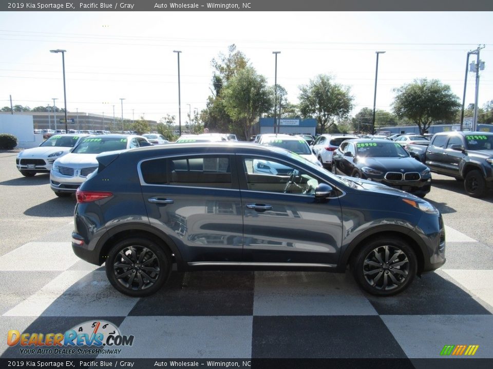 2019 Kia Sportage EX Pacific Blue / Gray Photo #3