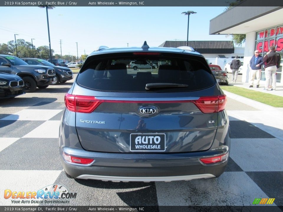 2019 Kia Sportage EX Pacific Blue / Gray Photo #4