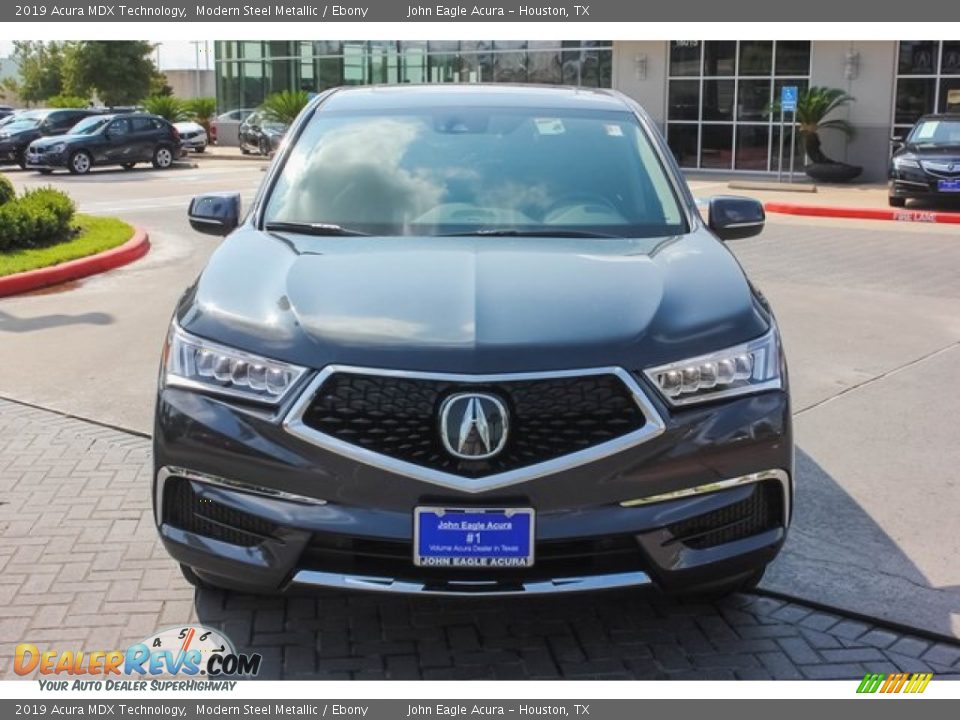 2019 Acura MDX Technology Modern Steel Metallic / Ebony Photo #2
