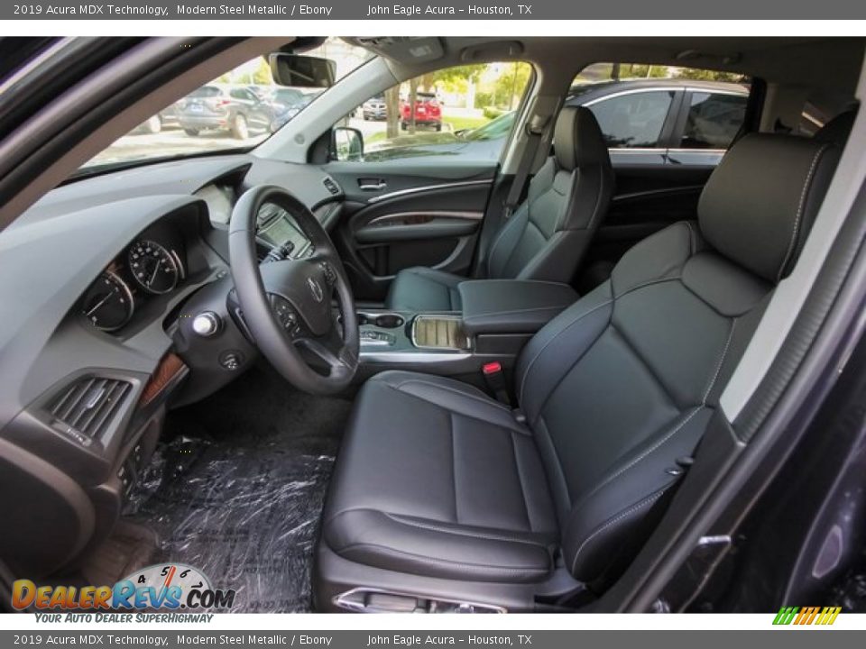 2019 Acura MDX Technology Modern Steel Metallic / Ebony Photo #17