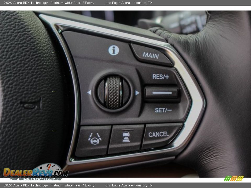 2020 Acura RDX Technology Platinum White Pearl / Ebony Photo #35