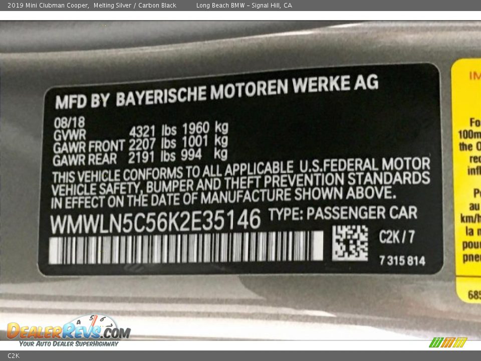 Mini Color Code C2K Melting Silver