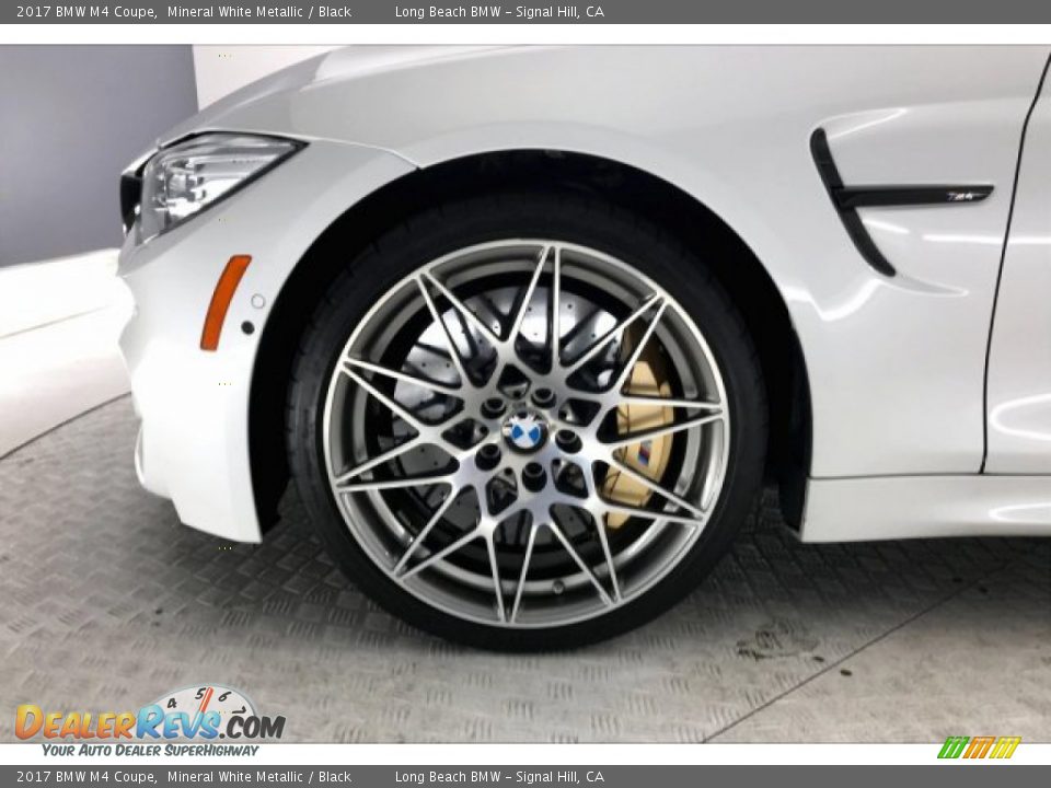 2017 BMW M4 Coupe Mineral White Metallic / Black Photo #8