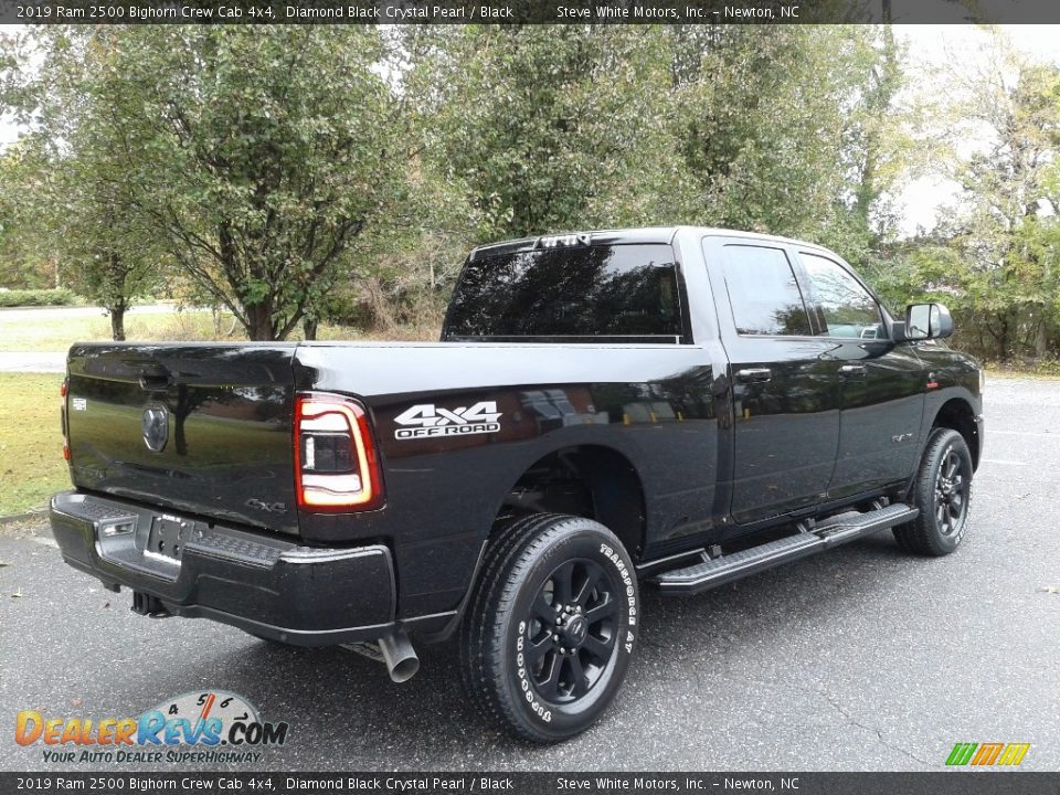 2019 Ram 2500 Bighorn Crew Cab 4x4 Diamond Black Crystal Pearl / Black Photo #6