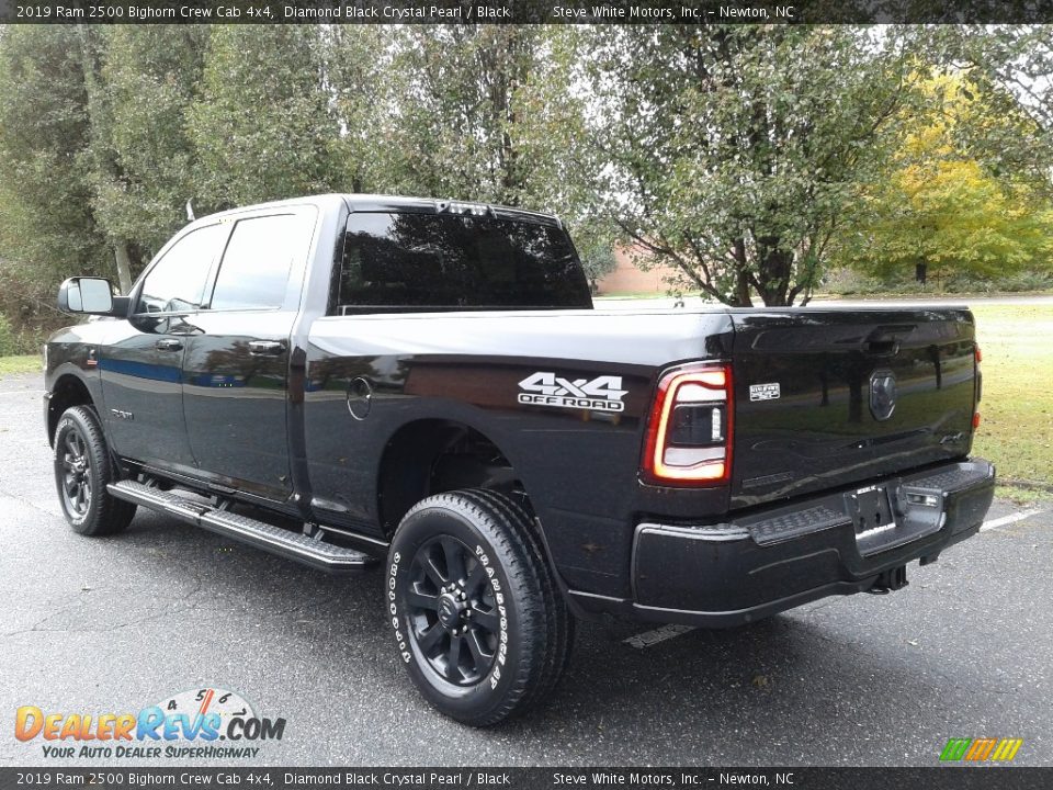 2019 Ram 2500 Bighorn Crew Cab 4x4 Diamond Black Crystal Pearl / Black Photo #8