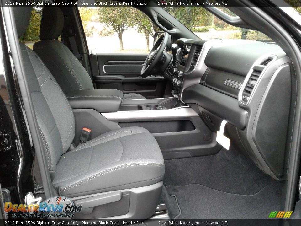 2019 Ram 2500 Bighorn Crew Cab 4x4 Diamond Black Crystal Pearl / Black Photo #14