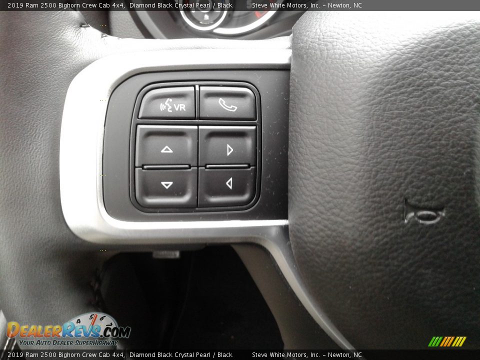 2019 Ram 2500 Bighorn Crew Cab 4x4 Diamond Black Crystal Pearl / Black Photo #16