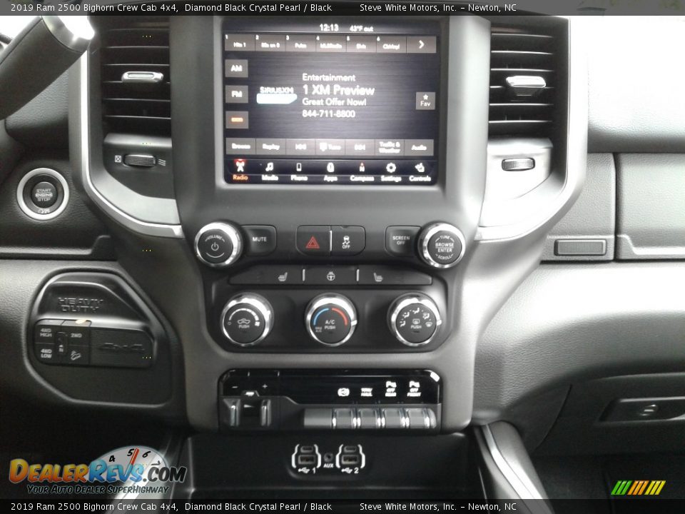 2019 Ram 2500 Bighorn Crew Cab 4x4 Diamond Black Crystal Pearl / Black Photo #19