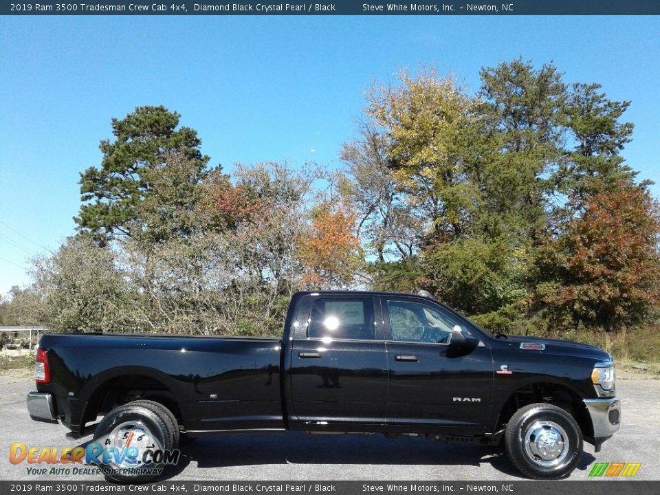 Diamond Black Crystal Pearl 2019 Ram 3500 Tradesman Crew Cab 4x4 Photo #5
