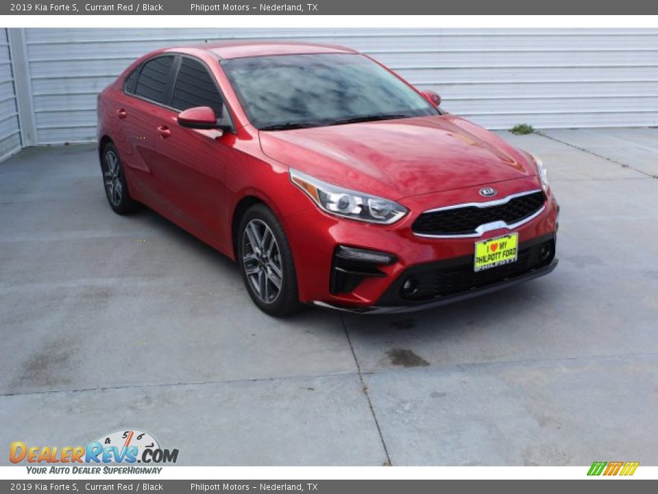 2019 Kia Forte S Currant Red / Black Photo #2