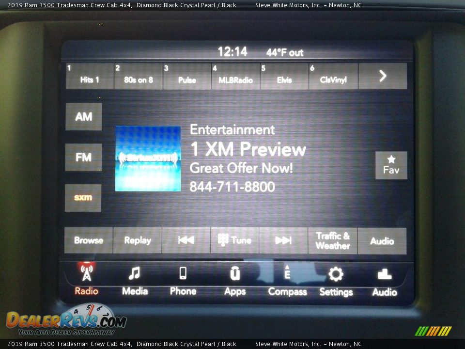 2019 Ram 3500 Tradesman Crew Cab 4x4 Diamond Black Crystal Pearl / Black Photo #20