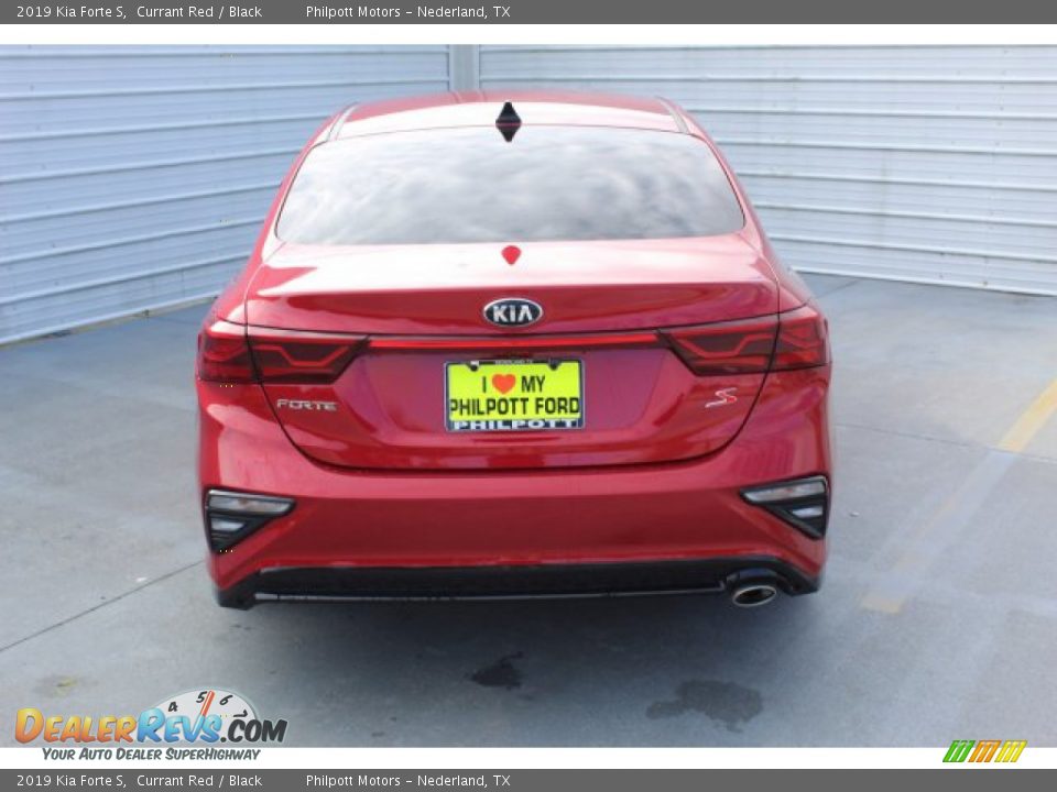 2019 Kia Forte S Currant Red / Black Photo #7