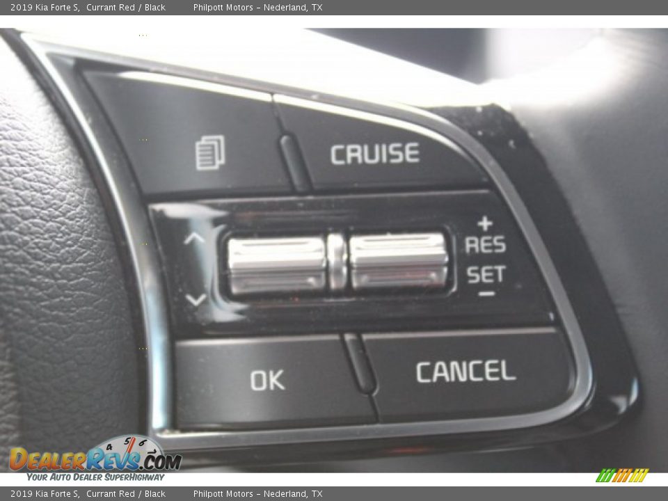 2019 Kia Forte S Currant Red / Black Photo #12