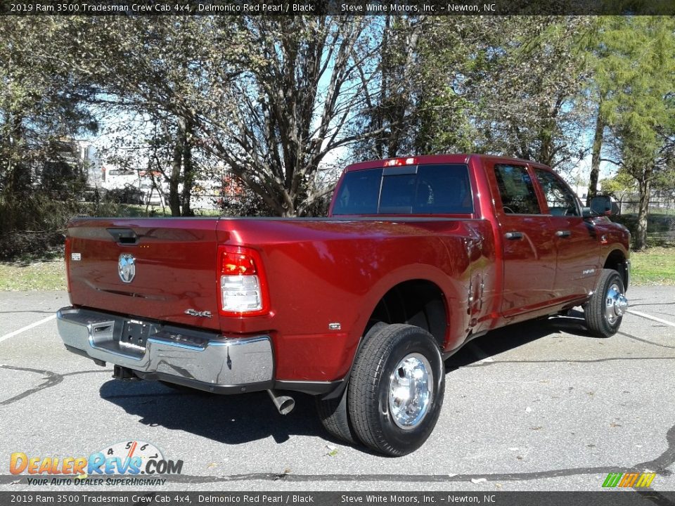 2019 Ram 3500 Tradesman Crew Cab 4x4 Delmonico Red Pearl / Black Photo #6