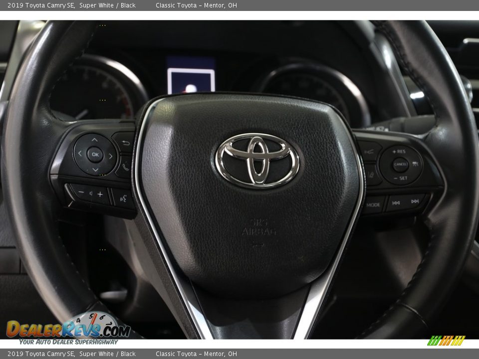 2019 Toyota Camry SE Super White / Black Photo #6