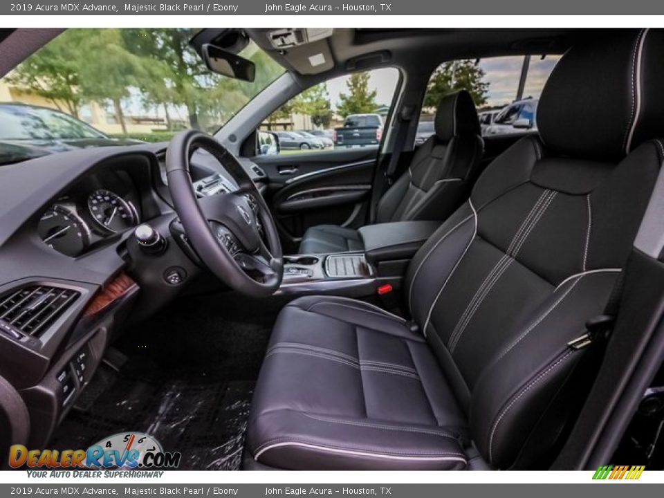 Ebony Interior - 2019 Acura MDX Advance Photo #16