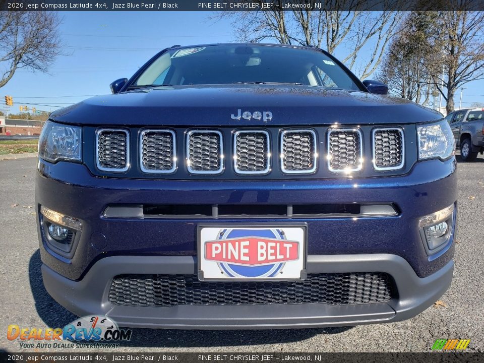 2020 Jeep Compass Latitude 4x4 Jazz Blue Pearl / Black Photo #2