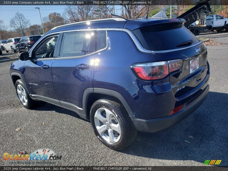 2020 Jeep Compass Latitude 4x4 Jazz Blue Pearl / Black Photo #4