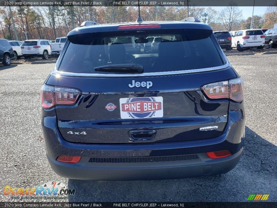 2020 Jeep Compass Latitude 4x4 Jazz Blue Pearl / Black Photo #5