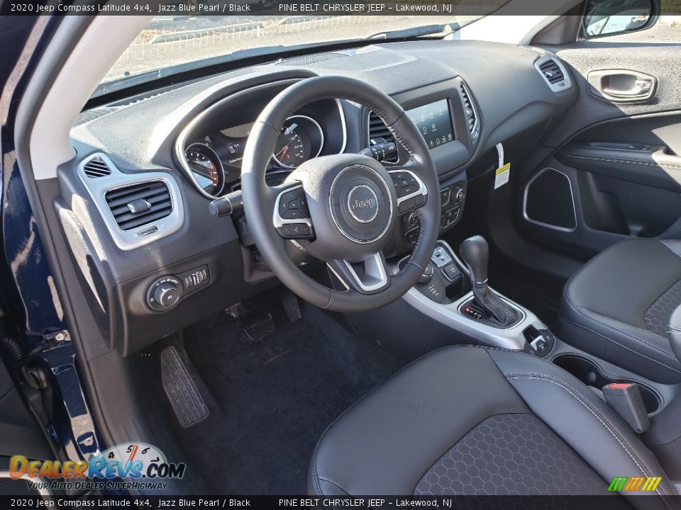 2020 Jeep Compass Latitude 4x4 Jazz Blue Pearl / Black Photo #7