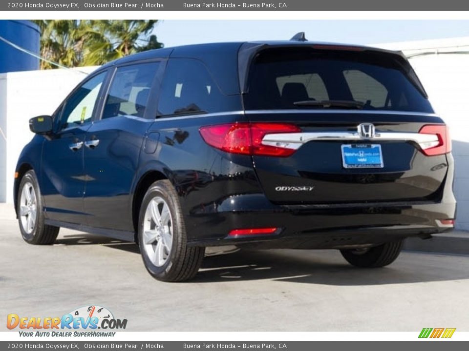 2020 Honda Odyssey EX Obsidian Blue Pearl / Mocha Photo #2
