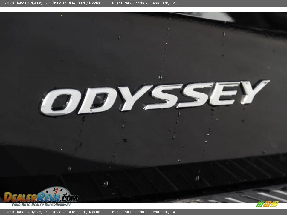 2020 Honda Odyssey EX Obsidian Blue Pearl / Mocha Photo #3