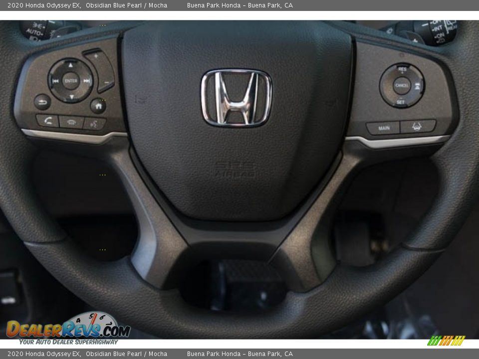 2020 Honda Odyssey EX Obsidian Blue Pearl / Mocha Photo #9