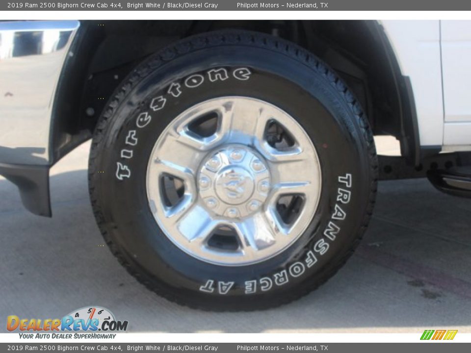2019 Ram 2500 Bighorn Crew Cab 4x4 Bright White / Black/Diesel Gray Photo #4
