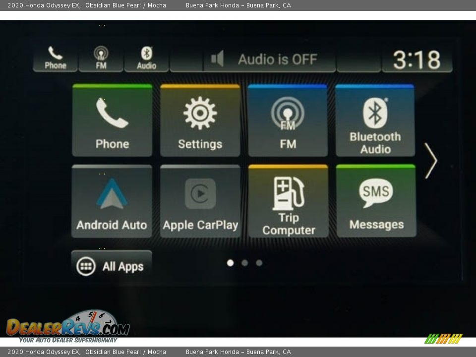 2020 Honda Odyssey EX Obsidian Blue Pearl / Mocha Photo #16