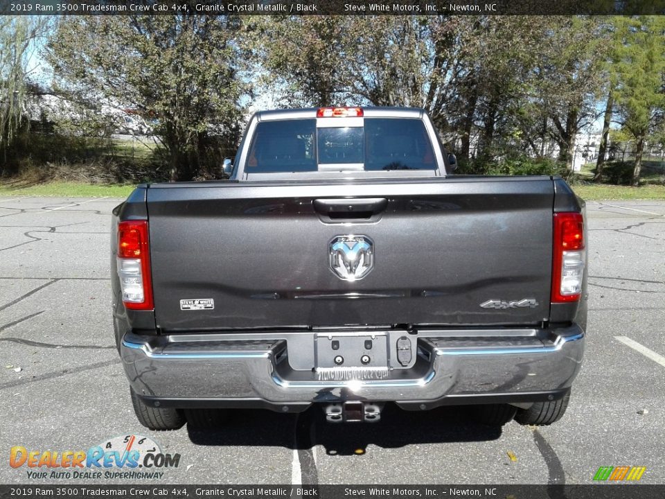 2019 Ram 3500 Tradesman Crew Cab 4x4 Granite Crystal Metallic / Black Photo #7