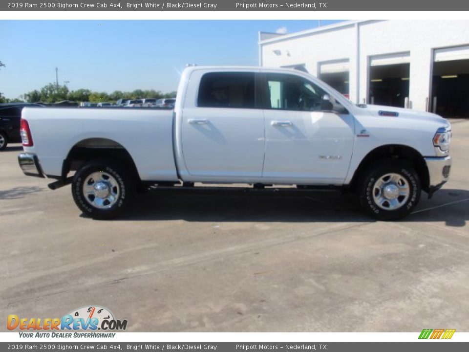 2019 Ram 2500 Bighorn Crew Cab 4x4 Bright White / Black/Diesel Gray Photo #9