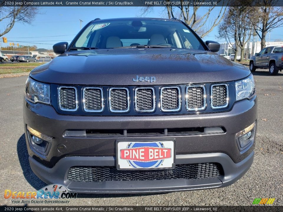 2020 Jeep Compass Latitude 4x4 Granite Crystal Metallic / Ski Gray/Black Photo #2