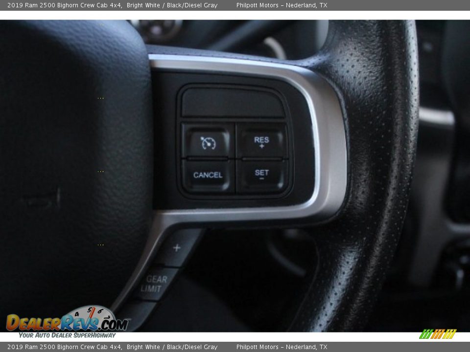 2019 Ram 2500 Bighorn Crew Cab 4x4 Bright White / Black/Diesel Gray Photo #20