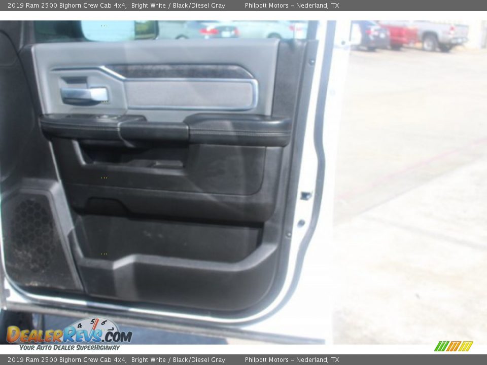 2019 Ram 2500 Bighorn Crew Cab 4x4 Bright White / Black/Diesel Gray Photo #27