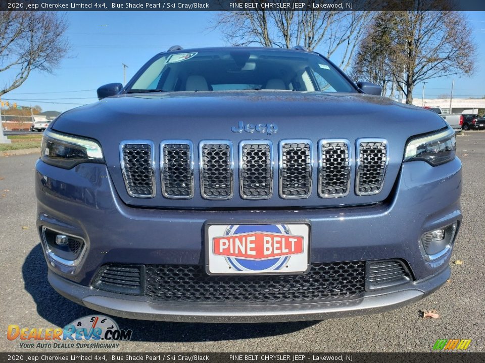 2020 Jeep Cherokee Limited 4x4 Blue Shade Pearl / Ski Gray/Black Photo #2