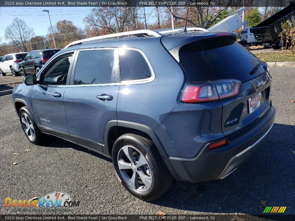 2020 Jeep Cherokee Limited 4x4 Blue Shade Pearl / Ski Gray/Black Photo #4