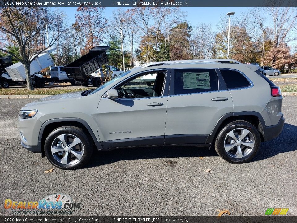 2020 Jeep Cherokee Limited 4x4 Sting-Gray / Black Photo #3