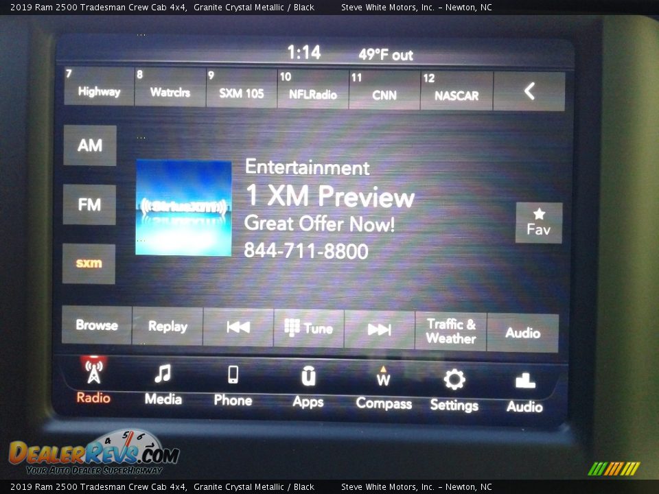 2019 Ram 2500 Tradesman Crew Cab 4x4 Granite Crystal Metallic / Black Photo #19