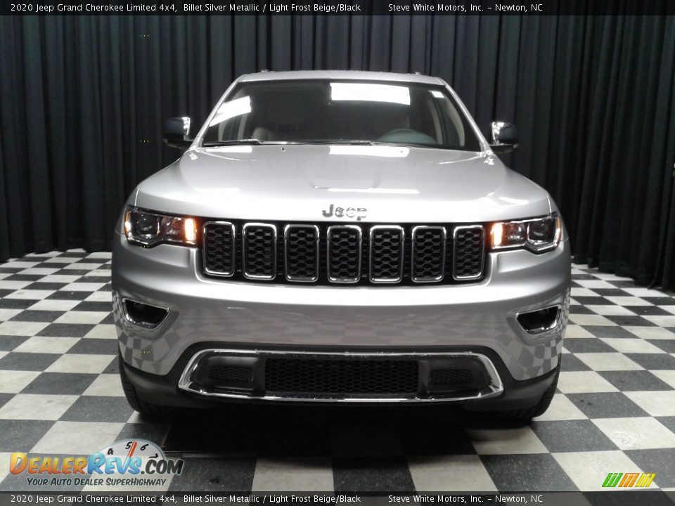 2020 Jeep Grand Cherokee Limited 4x4 Billet Silver Metallic / Light Frost Beige/Black Photo #3