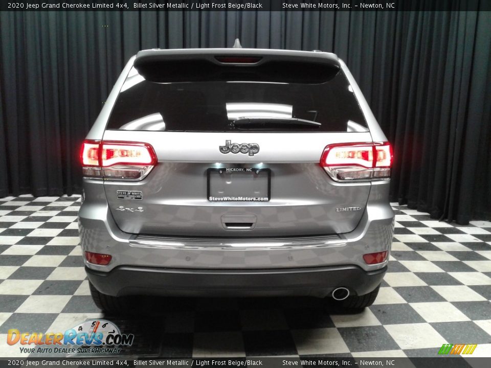 2020 Jeep Grand Cherokee Limited 4x4 Billet Silver Metallic / Light Frost Beige/Black Photo #7