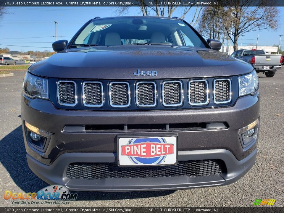 2020 Jeep Compass Latitude 4x4 Granite Crystal Metallic / Ski Gray/Black Photo #2