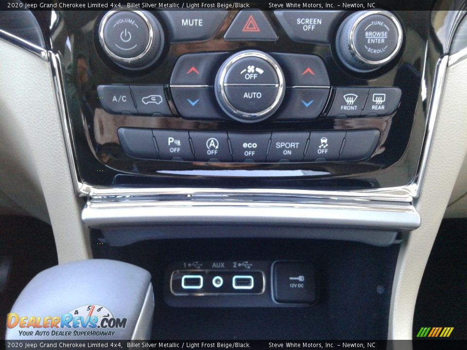 2020 Jeep Grand Cherokee Limited 4x4 Billet Silver Metallic / Light Frost Beige/Black Photo #30