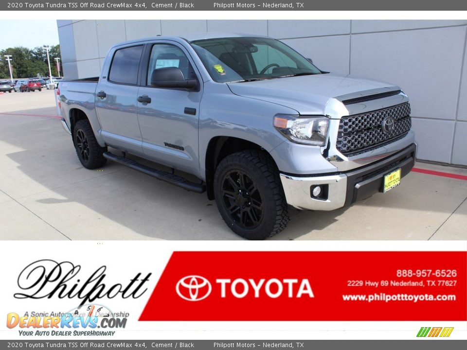 2020 Toyota Tundra TSS Off Road CrewMax 4x4 Cement / Black Photo #1