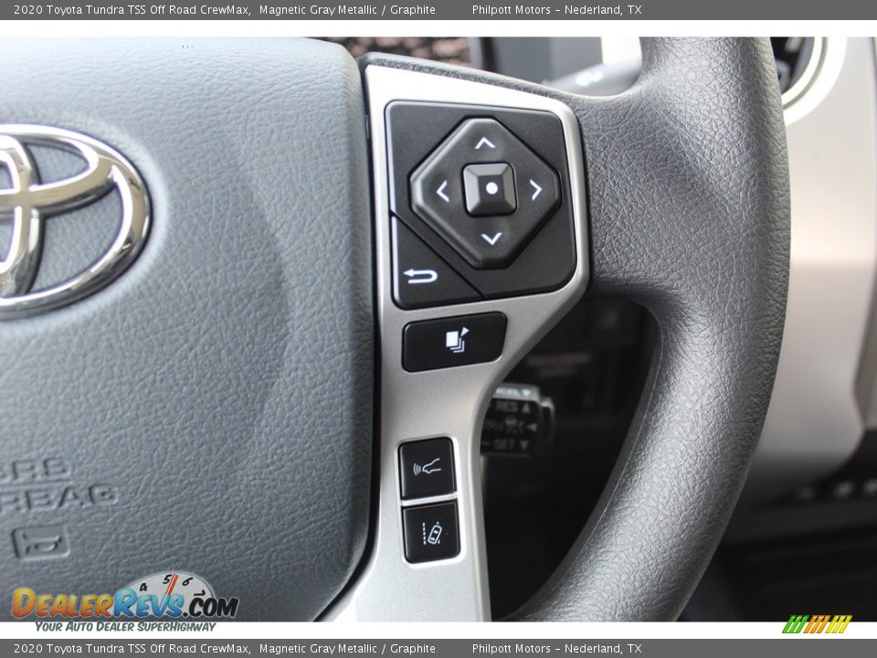 2020 Toyota Tundra TSS Off Road CrewMax Steering Wheel Photo #13