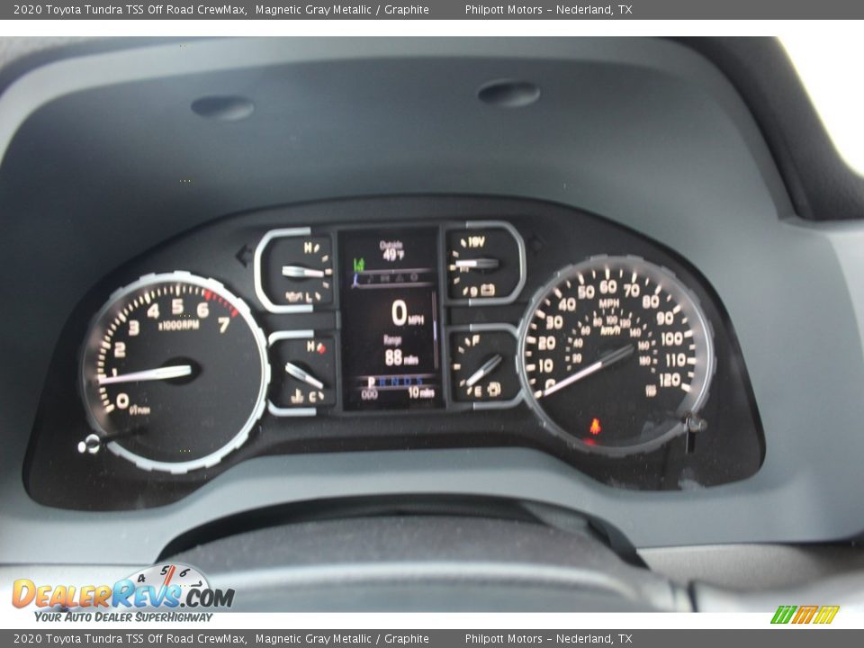 2020 Toyota Tundra TSS Off Road CrewMax Magnetic Gray Metallic / Graphite Photo #14