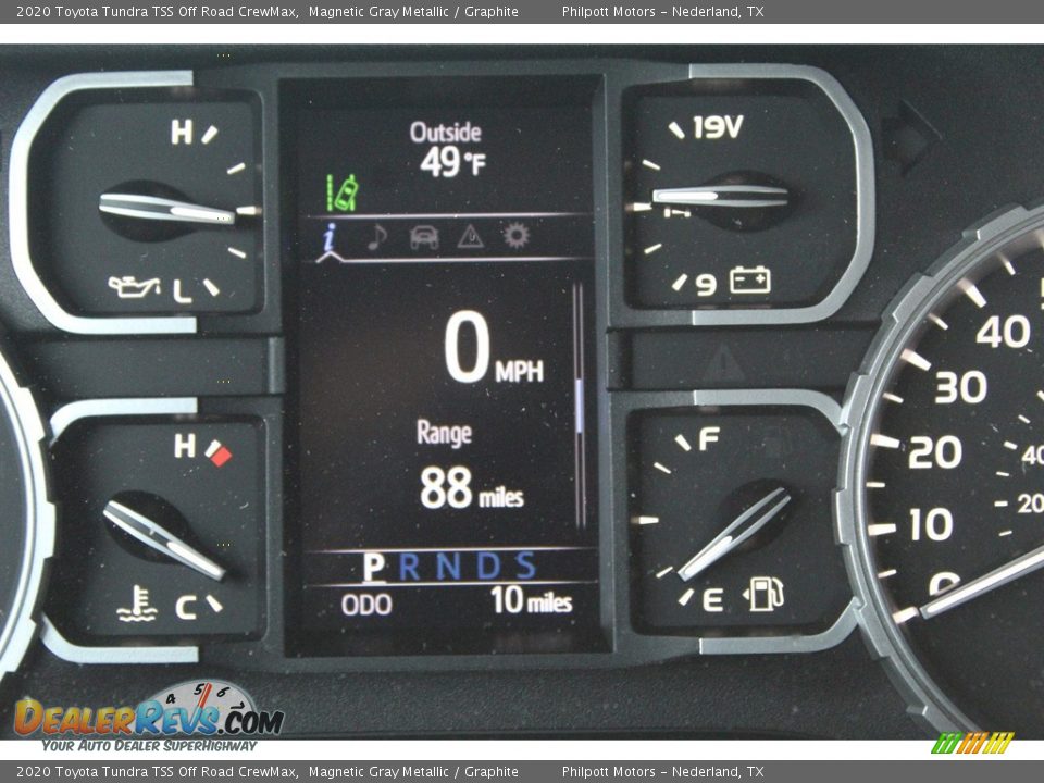 2020 Toyota Tundra TSS Off Road CrewMax Gauges Photo #15
