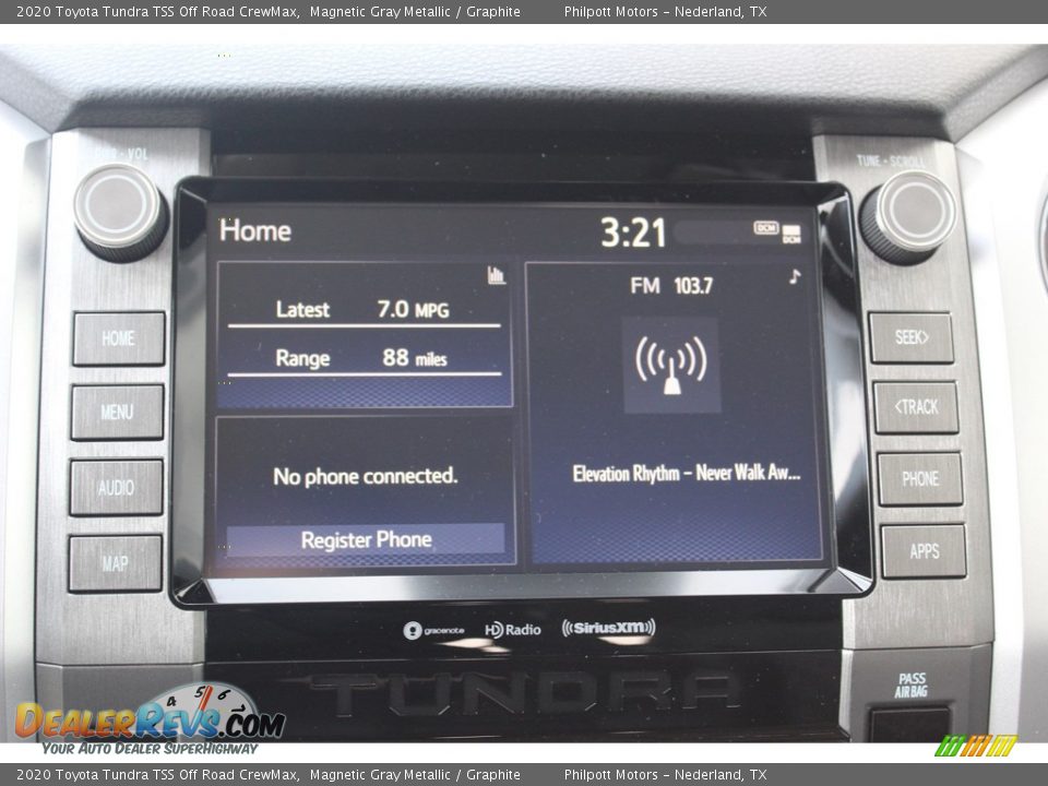 2020 Toyota Tundra TSS Off Road CrewMax Magnetic Gray Metallic / Graphite Photo #16