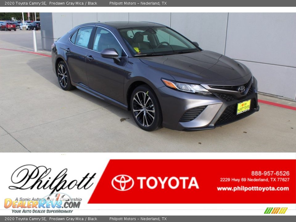 2020 Toyota Camry SE Predawn Gray Mica / Black Photo #1