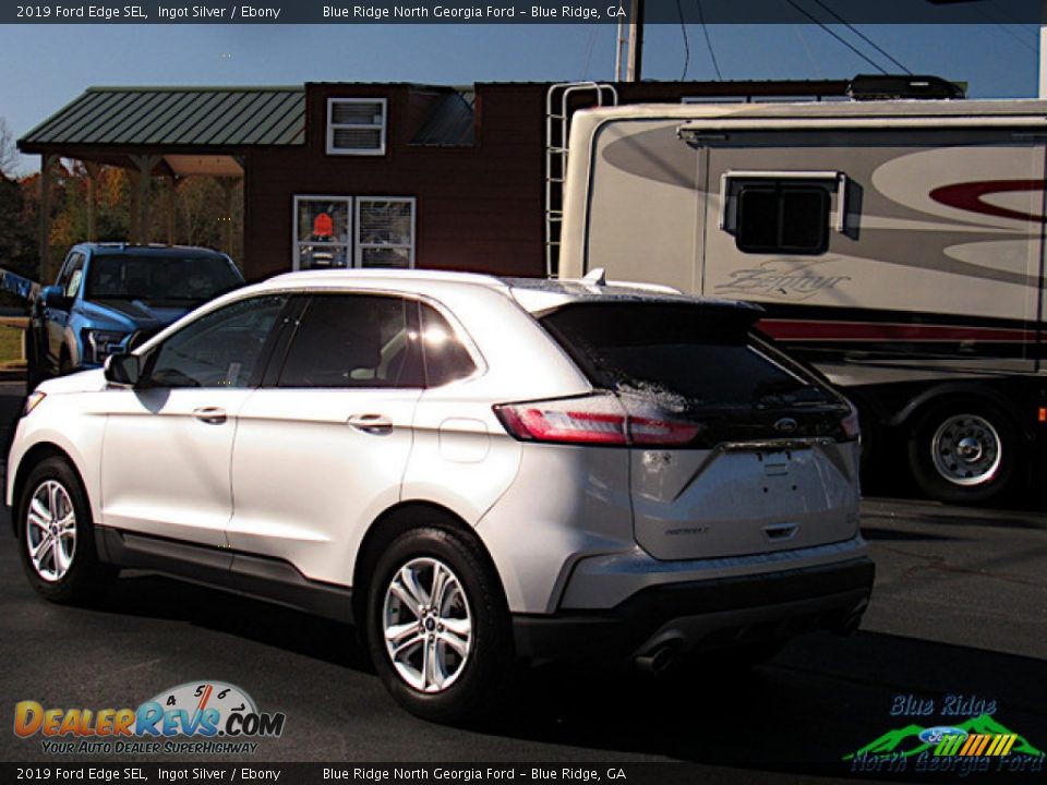 2019 Ford Edge SEL Ingot Silver / Ebony Photo #3