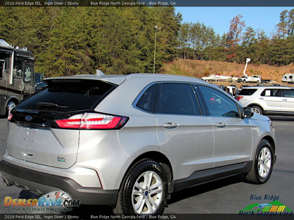 2019 Ford Edge SEL Ingot Silver / Ebony Photo #4